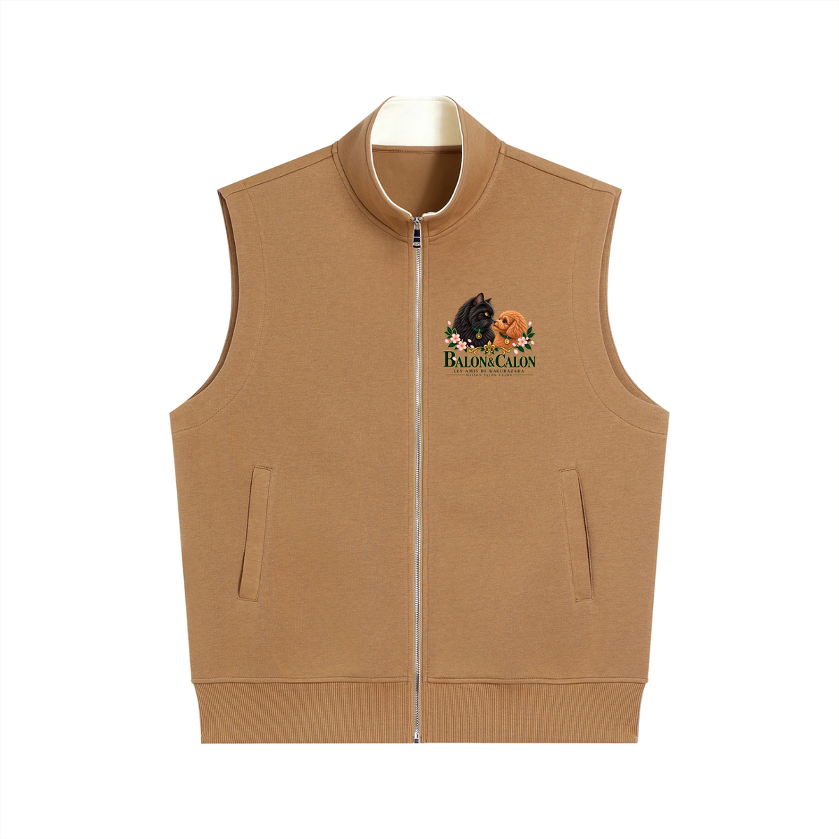 KAGURAZAKA | ヘビーウェイト スタンドカラーベスト / Essential Heavyweight Vest