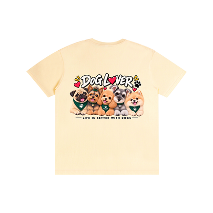 DOG | ベーシック ユニセックス コットンTシャツ / Pure Cotton Unisex T-Shirt