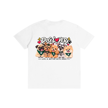 DOG | ベーシック ユニセックス コットンTシャツ / Pure Cotton Unisex T-Shirt