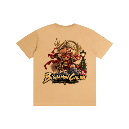 KAGURAZAKA | ユニセックス ピュアコットン Tシャツ毘沙門 / Pure Cotton Unisex T-Shirt