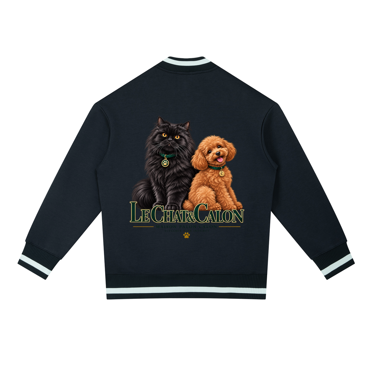 CAT | コントラストパイピング ジップボンバージャケット / Contrast Piping Zip Bomber Jacket