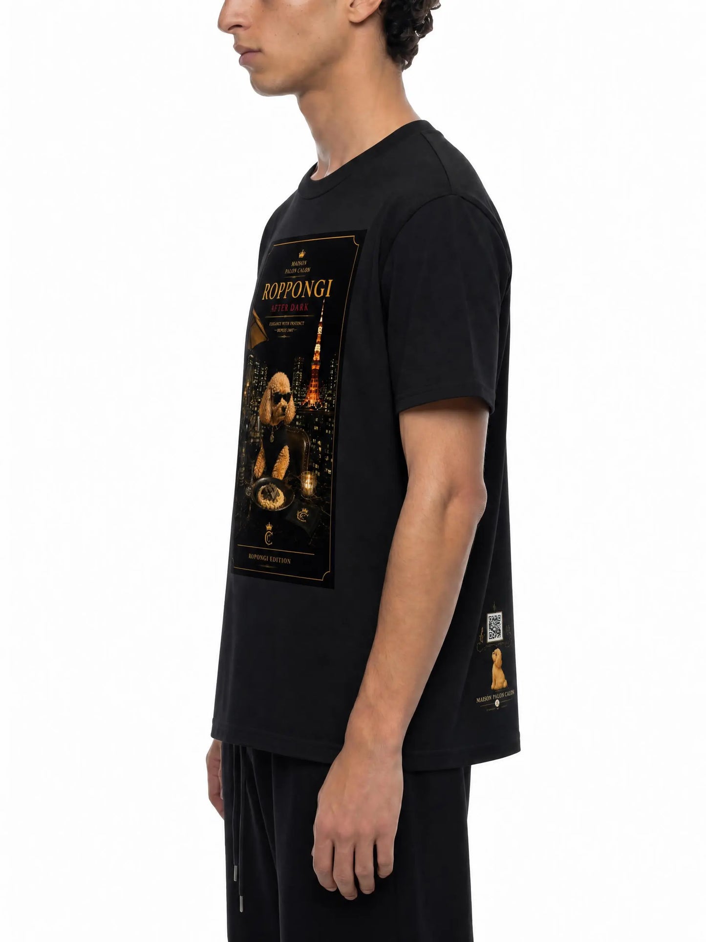 ユニセックス ヘビーウェイト スリムフィット Tシャツ — Roppongi Edition