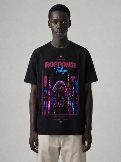 ユニセックス ヘビーウェイト スリムフィット Tシャツ — Roppongi Edition
