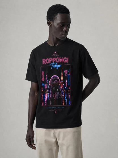 ユニセックス ヘビーウェイト スリムフィット Tシャツ — Roppongi Edition