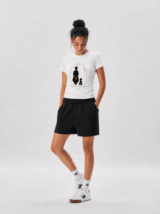 KYOTO | エッセンシャル ボディコン クルーネック Tシャツ / Essential Bodycon Crewneck T-Shirt