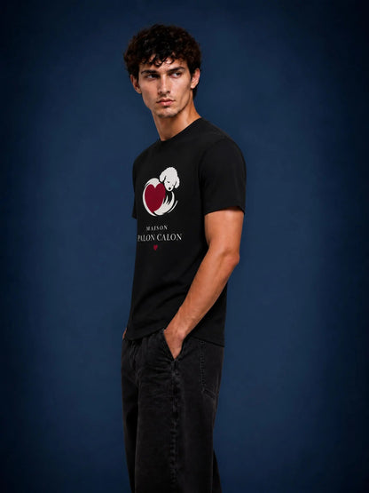 CALON HEART | ユニセックス ライトウェイト コットン クラシックフィットTシャツ | 純粹なコットンの軽やかさが、夏の定番になる