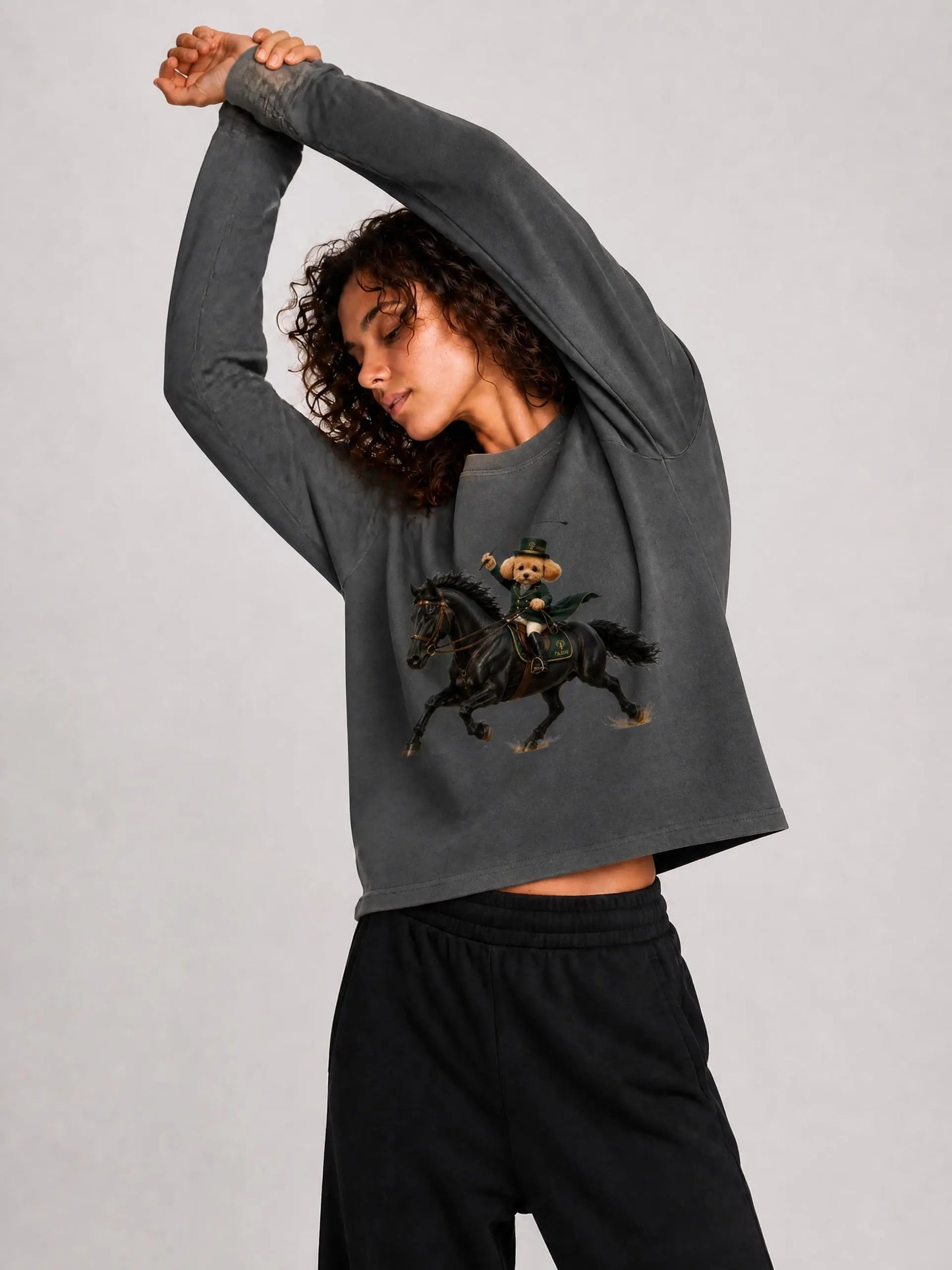 ユニセックス ヴィンテージウォッシュ レイヤード ロングスリーブ Tシャツ — Unisex Vintage Wash Layered Long-Sleeve T-Shirt