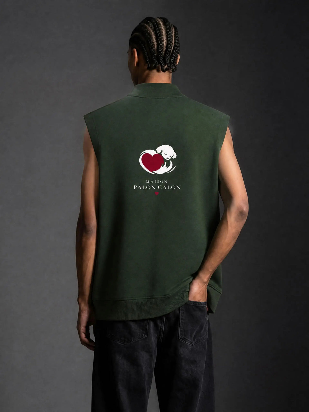 CALON HEART | ユニセックス エッセンシャル ヘビーウェイト ベスト