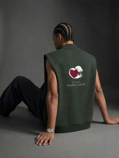 CALON HEART | ユニセックス エッセンシャル ヘビーウェイト ベスト