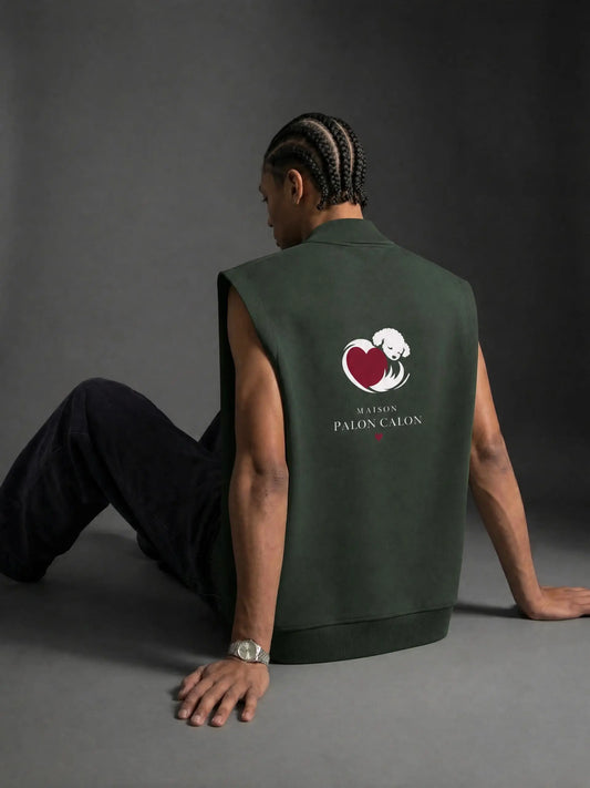 CALON HEART | ユニセックス エッセンシャル ヘビーウェイト ベスト