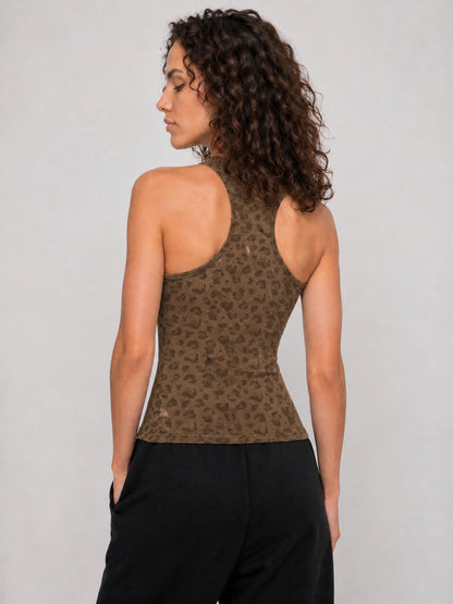 LEOPARD | レオパード柄 ウィメンズ タンクトップ / Women's Leopard Print Tank Top