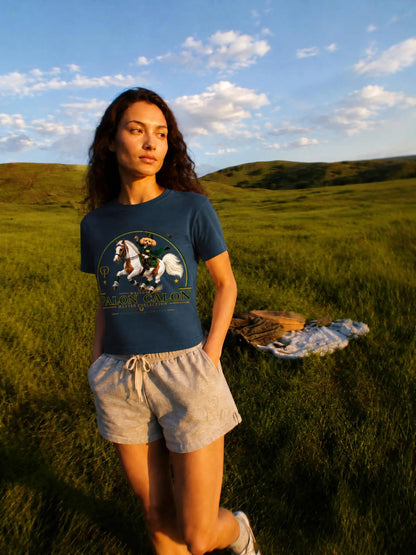 EQUESTRIAN CALON | ユニセックス ピュアコットン Tシャツ — Unisex Pure Cotton T-Shirt