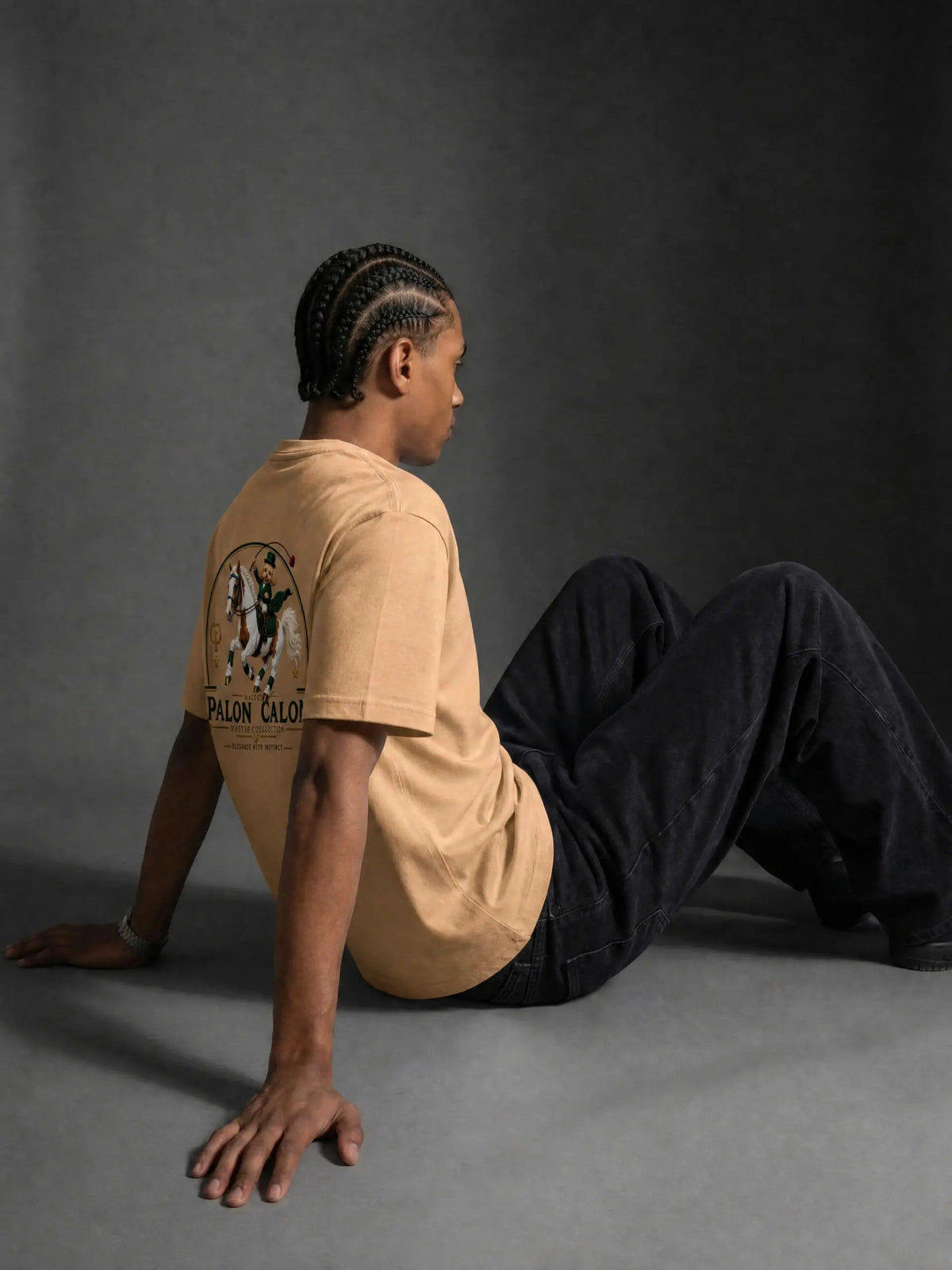 EQUESTRIAN CALON | ユニセックス ピュアコットン Tシャツ — Unisex Pure Cotton T-Shirt