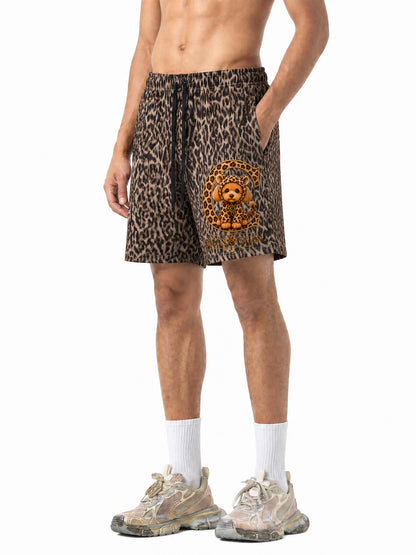 LEOPARD | レオパード ヘビーウェイト ドローストリング ショーツ（ユニセックス）/ Unisex Heavyweight Leopard Drawstring Shorts