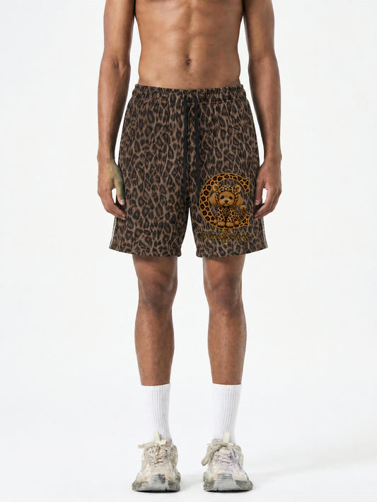 LEOPARD | レオパード ヘビーウェイト ドローストリング ショーツ（ユニセックス）/ Unisex Heavyweight Leopard Drawstring Shorts