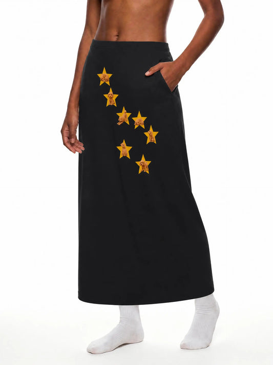 HOKUTO | ソリッドカラー ニット マキシスカート（ウィメンズ）/ Women’s Solid Color Knit Maxi Skirt