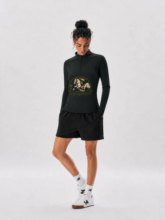 EQUESTRIAN CALON | クォータージップ ヨガ プルオーバー（ウィメンズ）/ Women’s Quarter-Zip Yoga Pullover