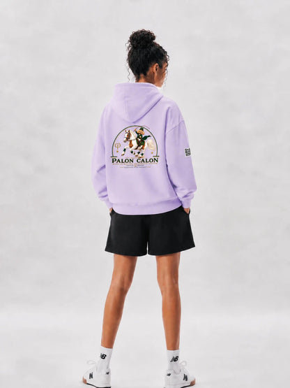 EQUESTRIAN CALON | オーバーサイズ フリース ボクシー フーディー/ Unisex Oversized Fleece Boxy Hoodie