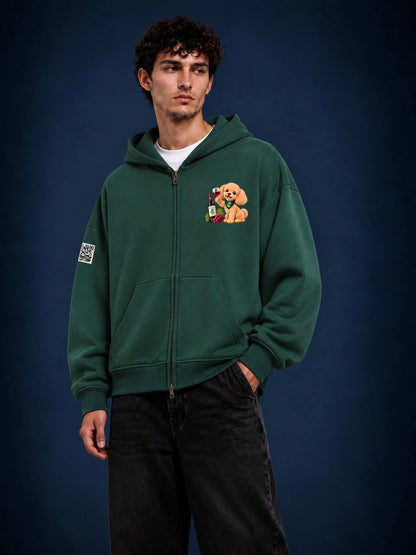 WINE SCHOLAR CALON | オーバーサイズ フリース ボクシー フーディー/Unisex Oversized Fleece Boxy Hoodie