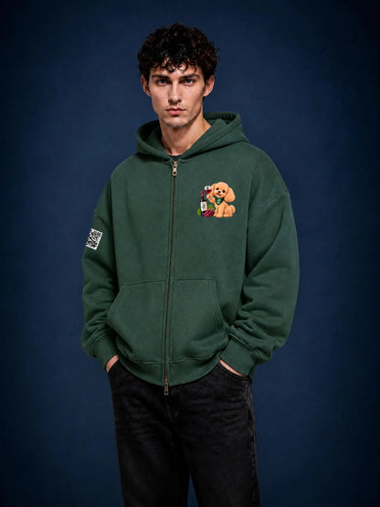 WINE SCHOLAR CALON | オーバーサイズ フリース ボクシー フーディー/Unisex Oversized Fleece Boxy Hoodie
