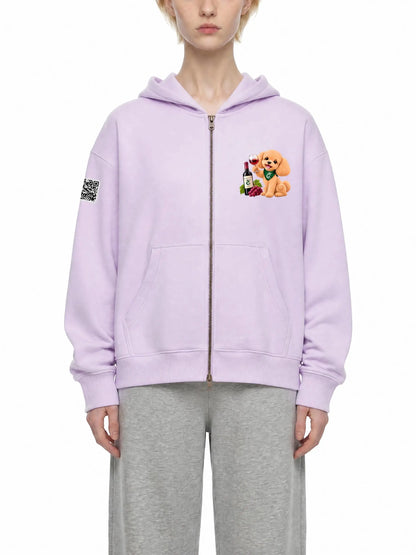 WINE SCHOLAR CALON | オーバーサイズ フリース ボクシー フーディー/Unisex Oversized Fleece Boxy Hoodie