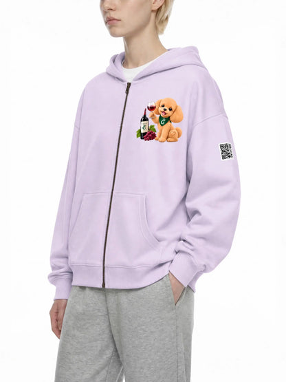 WINE SCHOLAR CALON | オーバーサイズ フリース ボクシー フーディー/Unisex Oversized Fleece Boxy Hoodie