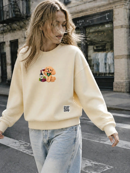 WINE SCHOLAR CALON | レイヤード オーバーサイズ Tシャツ（ユニセックス）/ Unisex Layered Oversized T-Shirt