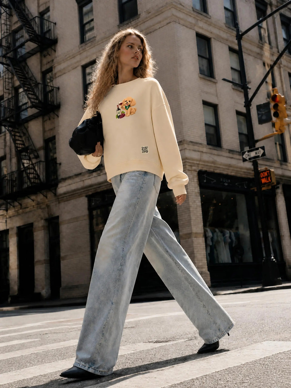 WINE SCHOLAR CALON | レイヤード オーバーサイズ Tシャツ（ユニセックス）/ Unisex Layered Oversized T-Shirt
