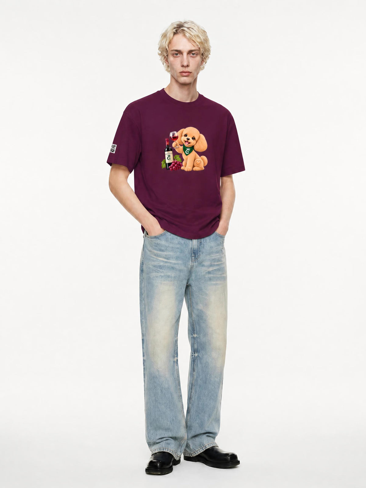WINE SCHOLAR CALON | ピュアコットン Tシャツ（ユニセックス）/ Unisex Pure Cotton T-Shirt
