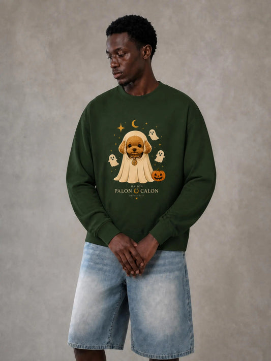 HALLOWEEN | ユニセックス ロウヘム ロングスリーブ Tシャツ | Unisex Raw Hem Long Sleeve T-Shirt