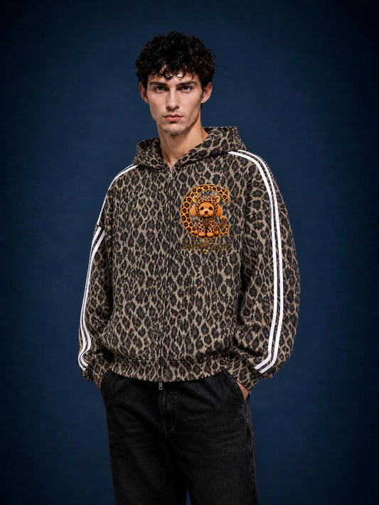 LEOPARD | レオパード フルジップ フーディー / Unisex Leopard Full-Zip Hoodie
