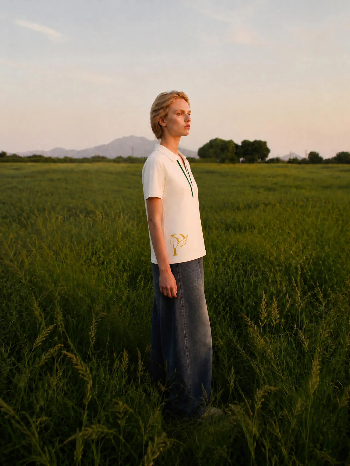 EQUESTRIAN CALON｜カラーブロック ポロシャツ（ウィメンズ）/ Women’s Color Block Polo Shirt