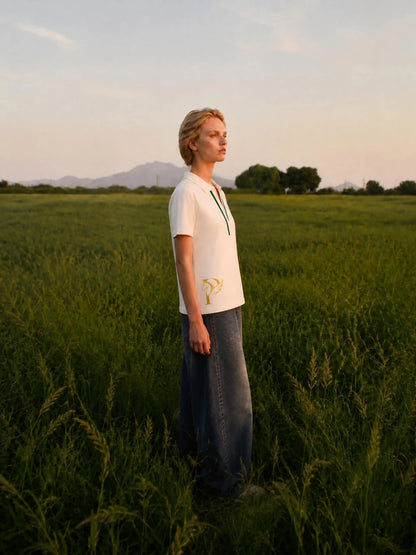EQUESTRIAN CALON｜カラーブロック ポロシャツ（ウィメンズ）/ Women’s Color Block Polo Shirt