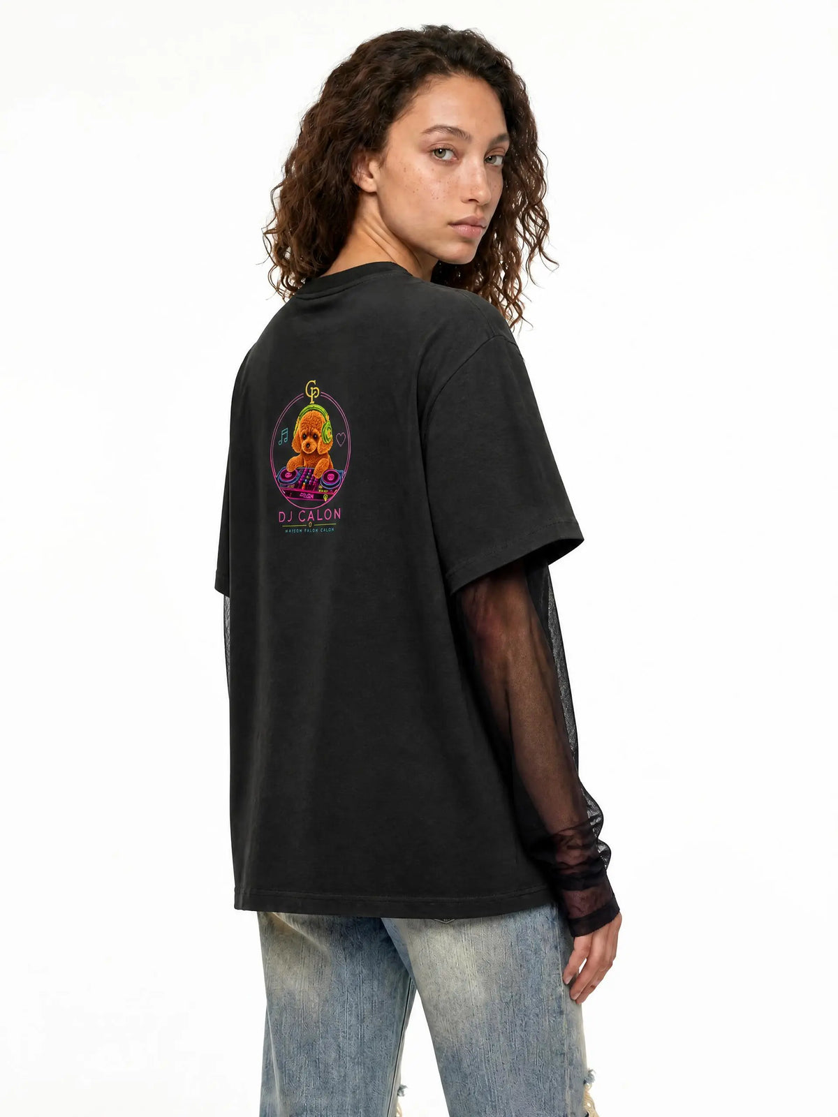 ROPPONGI｜レイヤード ロングスリーブ Tシャツ / Unisex Sunfade Layer Long Sleeve T-Shirt