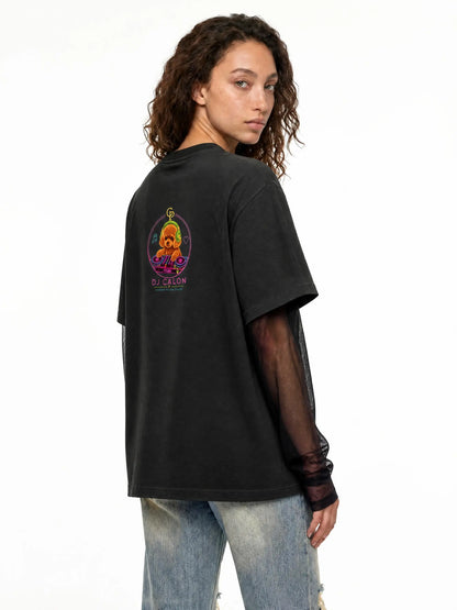 ROPPONGI｜レイヤード ロングスリーブ Tシャツ / Unisex Sunfade Layer Long Sleeve T-Shirt