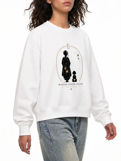 KYOTO | ユニセックス レイヤード コントラストスリーブ コットン Tシャツ / Layered Contrast Sleeve Cotton T-Shirt