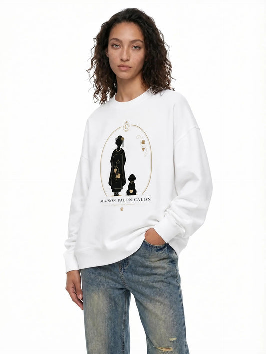 KYOTO | ユニセックス レイヤード コントラストスリーブ コットン Tシャツ / Layered Contrast Sleeve Cotton T-Shirt
