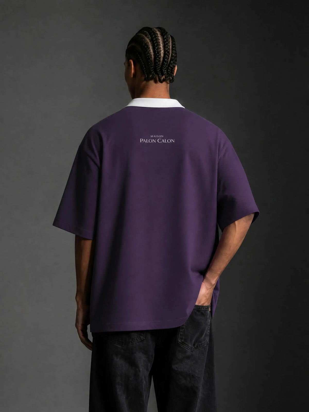 CALON HEART | コントラスト カラー ラグラン ポロシャツ / Contrast Collar Raglan Polo Shirt
