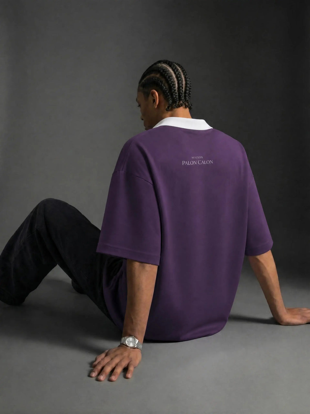 CALON HEART | コントラスト カラー ラグラン ポロシャツ / Contrast Collar Raglan Polo Shirt