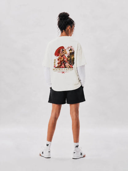 KAGURAZAKA | ユニセックス サンフェード レイヤー Tシャツ舞妓 / Unisex Sunfade Layer T-Shirt