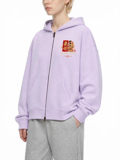 KAGURAZAKA | エッセンシャル オーバーサイズ フリース ボクシー フーディー舞妓 | Essential Oversized Fleece Boxy Hoodie