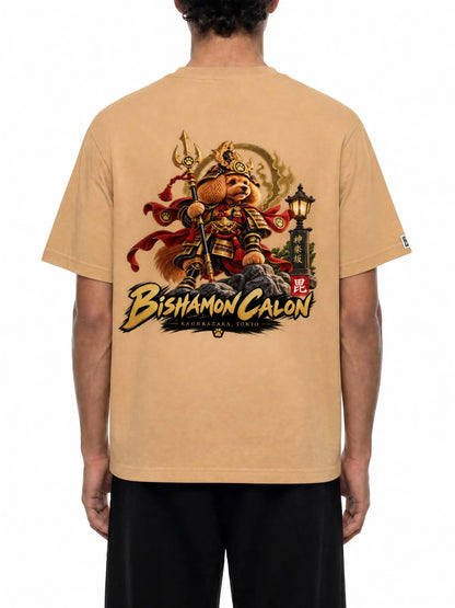 KAGURAZAKA | ユニセックス ピュアコットン Tシャツ毘沙門 / Pure Cotton Unisex T-Shirt