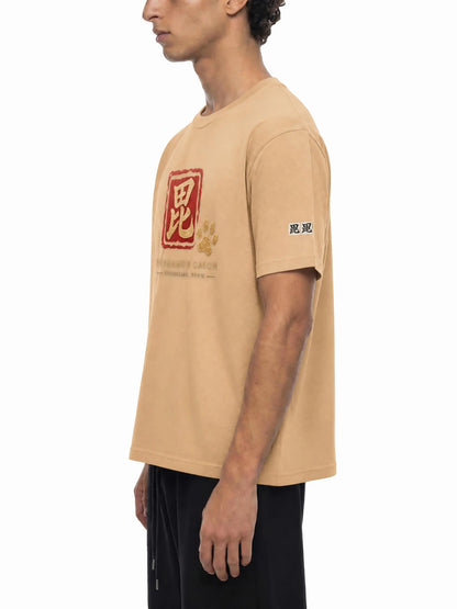 KAGURAZAKA | ユニセックス ピュアコットン Tシャツ毘沙門 / Pure Cotton Unisex T-Shirt