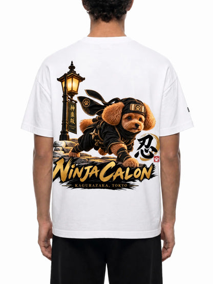 KAGURAZAKA | ユニセックス ピュアコットン Tシャツ忍者 / Pure Cotton Unisex T-Shirt