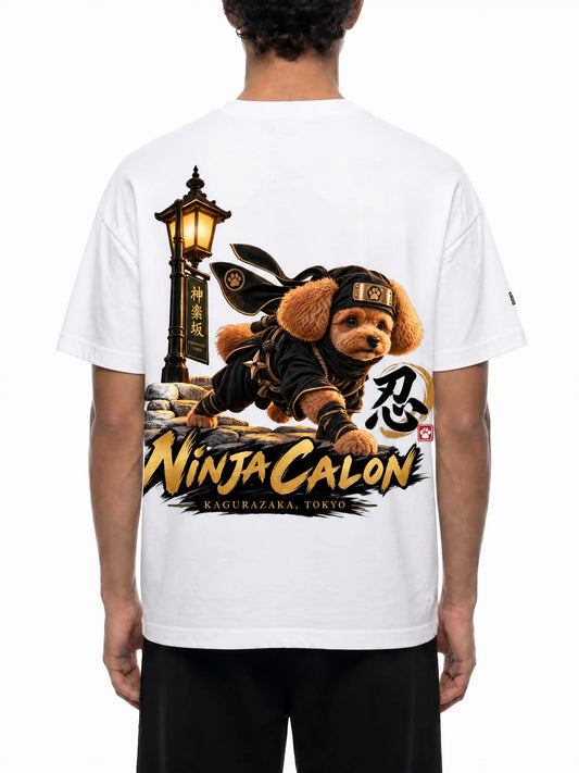 KAGURAZAKA | ユニセックス ピュアコットン Tシャツ忍者 / Pure Cotton Unisex T-Shirt