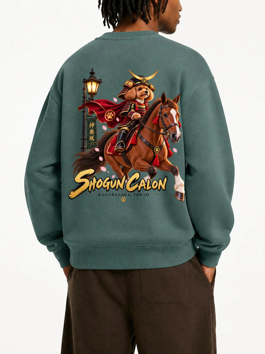 KAGURAZAKA | ユニセックス クラシック コットン スウェットシャツ 将軍| Unisex Classic Cotton Sweatshirt