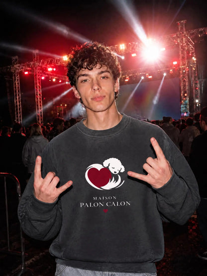 CALON HEART | ユニセックス グラデーション ウォッシュ ロングスリーブ Tシャツ | 色の流れを、軽やかにまとわせる