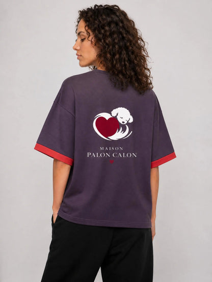 YOASOBI | ユニセックス コントラスト カフ Tシャツ