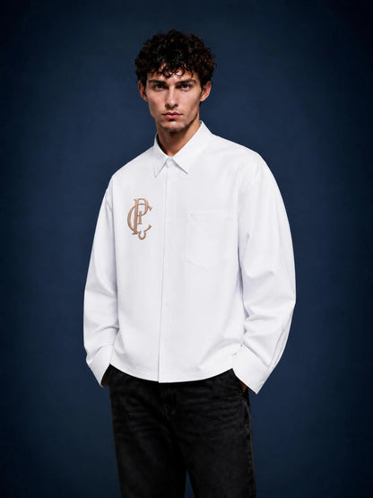 EQUESTRIAN CALON | ユニセックス ボクシー ロングスリーブ シャツ — Unisex Boxy Long-Sleeve Shirt