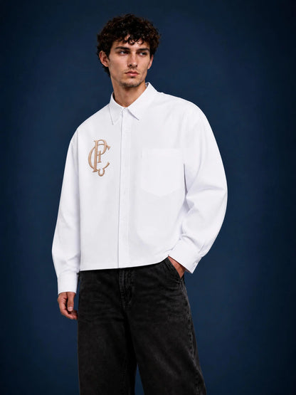 EQUESTRIAN CALON | ユニセックス ボクシー ロングスリーブ シャツ — Unisex Boxy Long-Sleeve Shirt